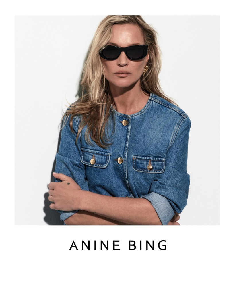 Anine Bing Summer 2024 : Kate Moss by Chris Colls 