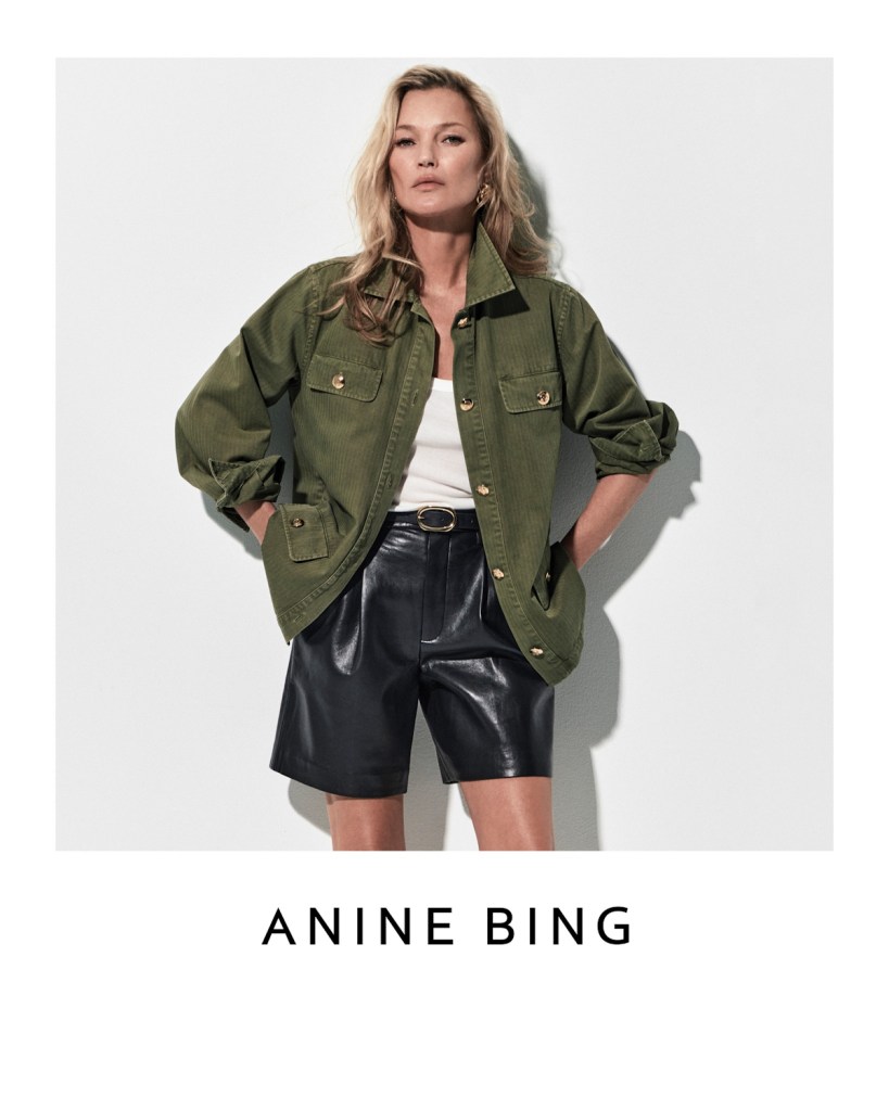 Anine Bing Summer 2024 : Kate Moss by Chris Colls
