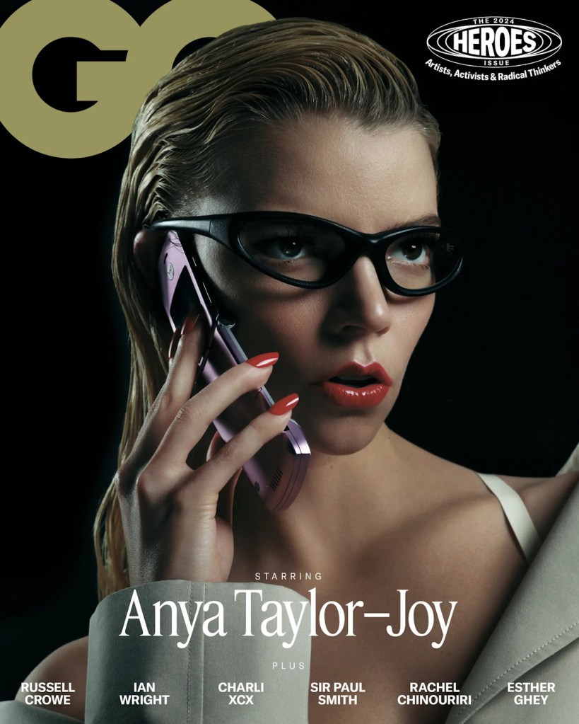 UK GQ 'The Heroes Issue' 2024 : Anya Taylor-Joy by Jack Bridgland