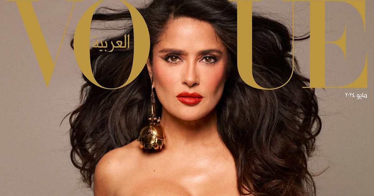 Salma Hayek Pinault Vogue Arabia May 2024