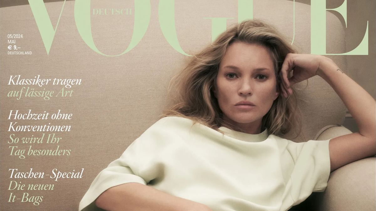 Kate Moss Vogue Germany May 2024 - theFashionSpot