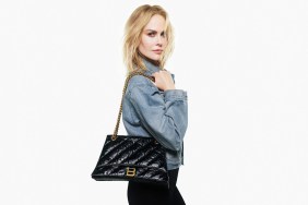 Balenciaga 'Crush' Handbags 2024 : Nicole Kidman & Adut Akech by Mario Sorrenti