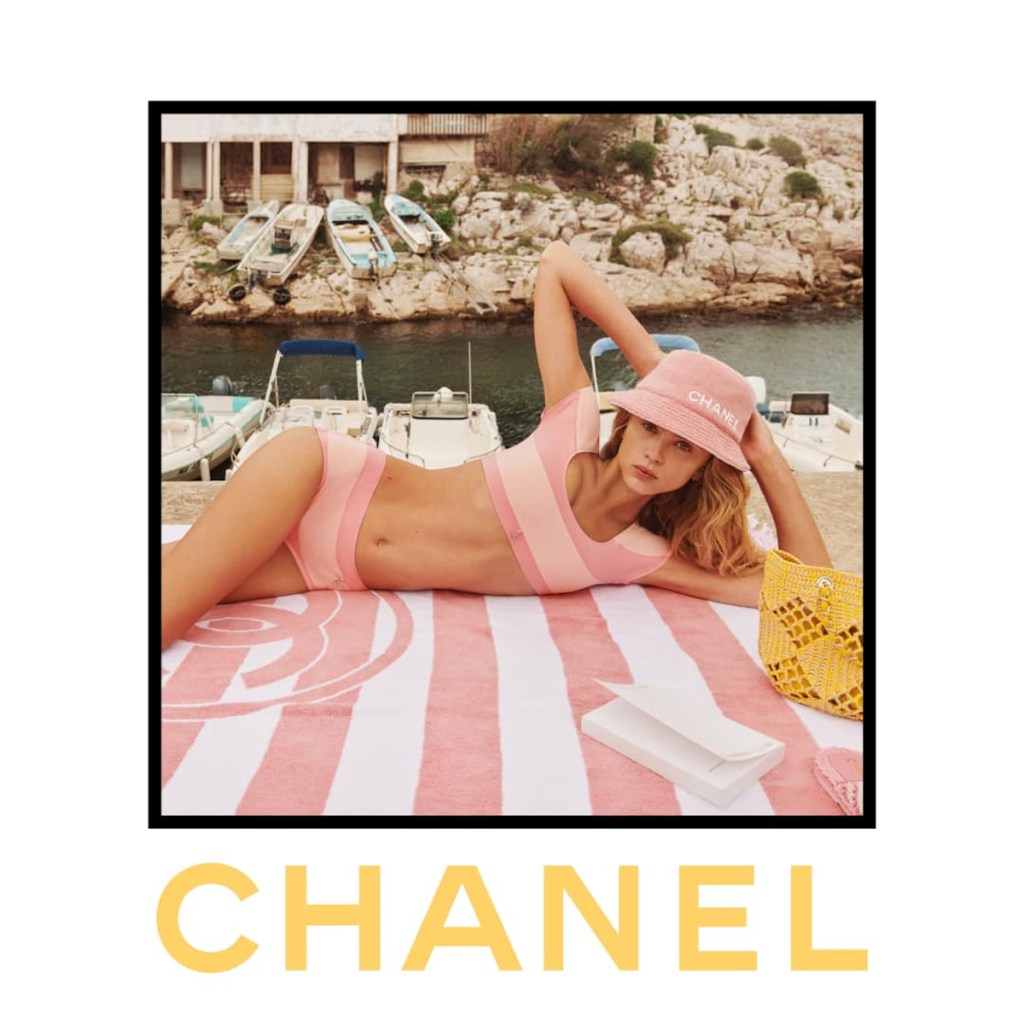 Chanel 'Coco Beach' 2024 : Olivia Vinten by Cass Bird 