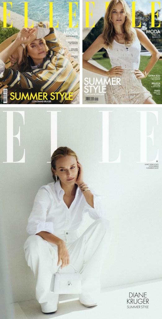 Elle España June 2024 : Diane Kruger by Xavi Gordo