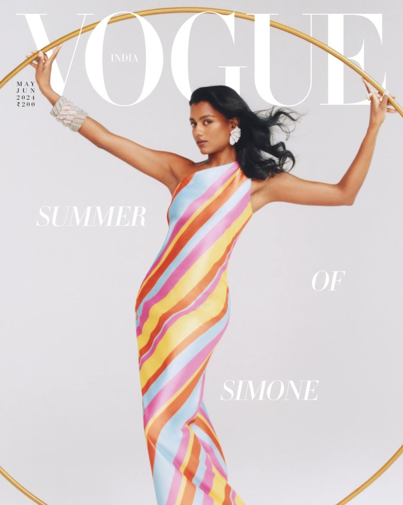 Vogue India May/June 2024 : Simone Ashley by Rid Burman