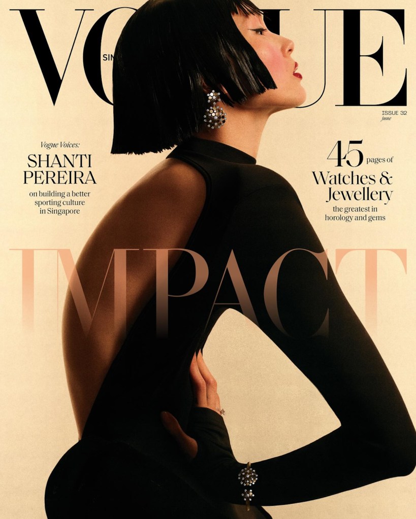 Vogue Singapore June 2024 : Xiao Wen Ju by Leslie Zhang