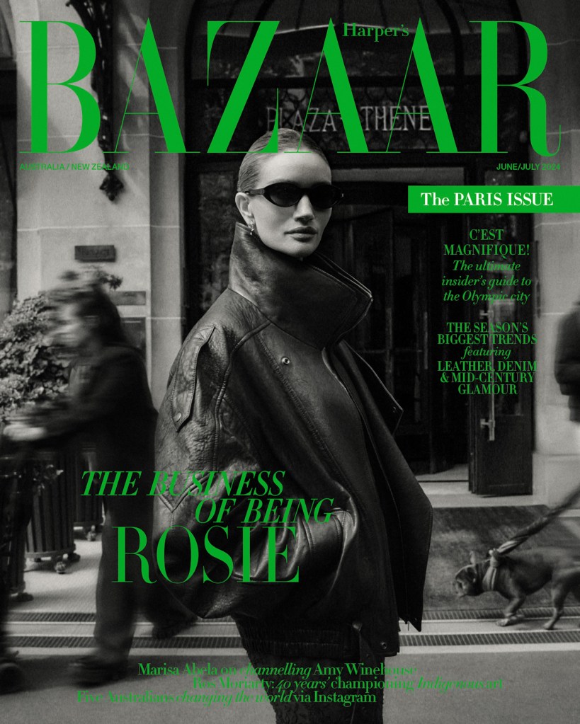 Harper’s Bazaar Australia & New Zealand June/July 2024 : Rosie Huntington-Whiteley by Darren McDonald 