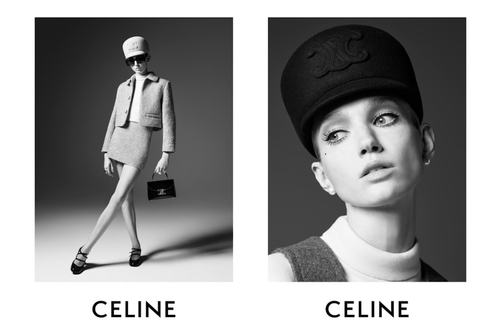 Celine Winter 2024 : Tess Breeden by Hedi Slimane 