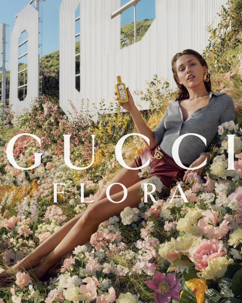 Gucci 'Flora Gorgeous Orchid' Fragrance 2024 : Miley Cyrus by Tyler Mitchell 