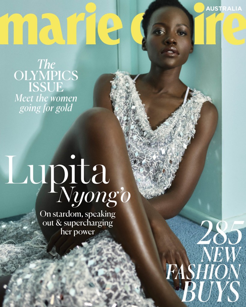 Marie Claire Australia August 2024 : Lupita Nyong'o by Robin Harper