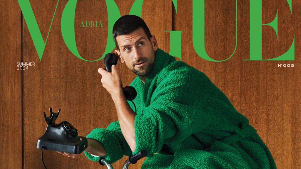 Vogue Adria Summer 2024 : Novak Djokovic by Branislav Simoncik