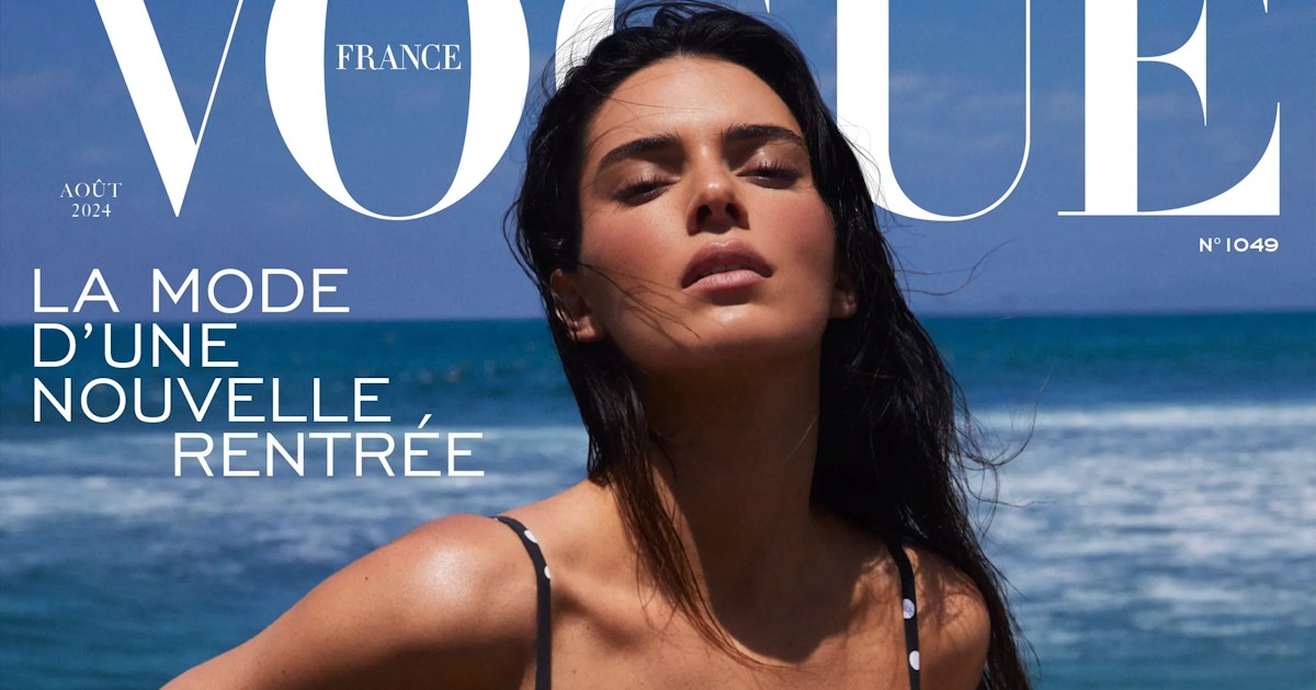 Kendall Jenner Vogue France August 2024