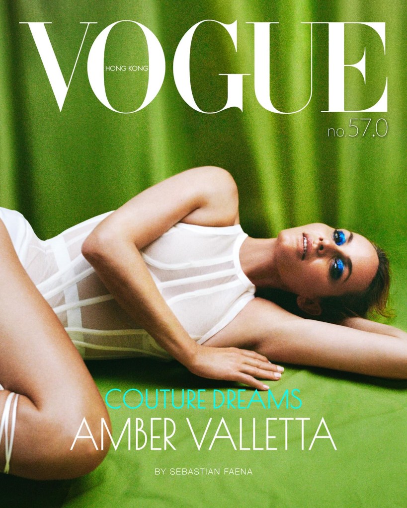 Vogue Hong Kong 'Digital Edition' September 2024 : Amber Valletta by Sebastián Faena 