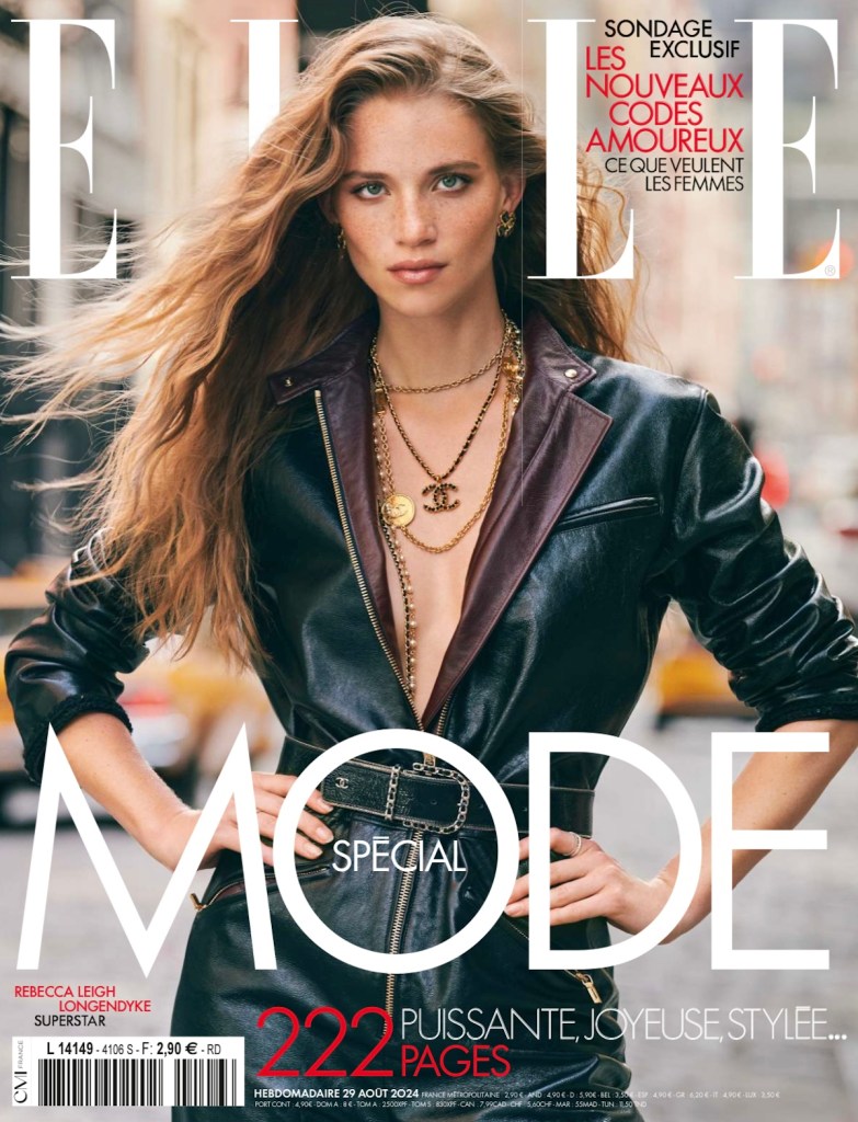 Elle France August 29, 2024 : Rebecca Leigh Longendyke by Cass Bird 