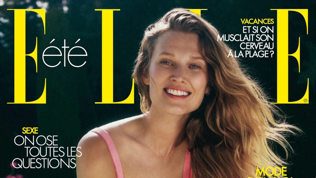 Elle France August 8, 2024 : Toni Garrn by Xavi Gordo