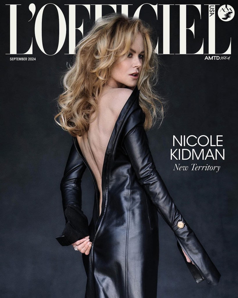 US L'Officiel September 2024 : Nicole Kidman by Matthew Brookes 