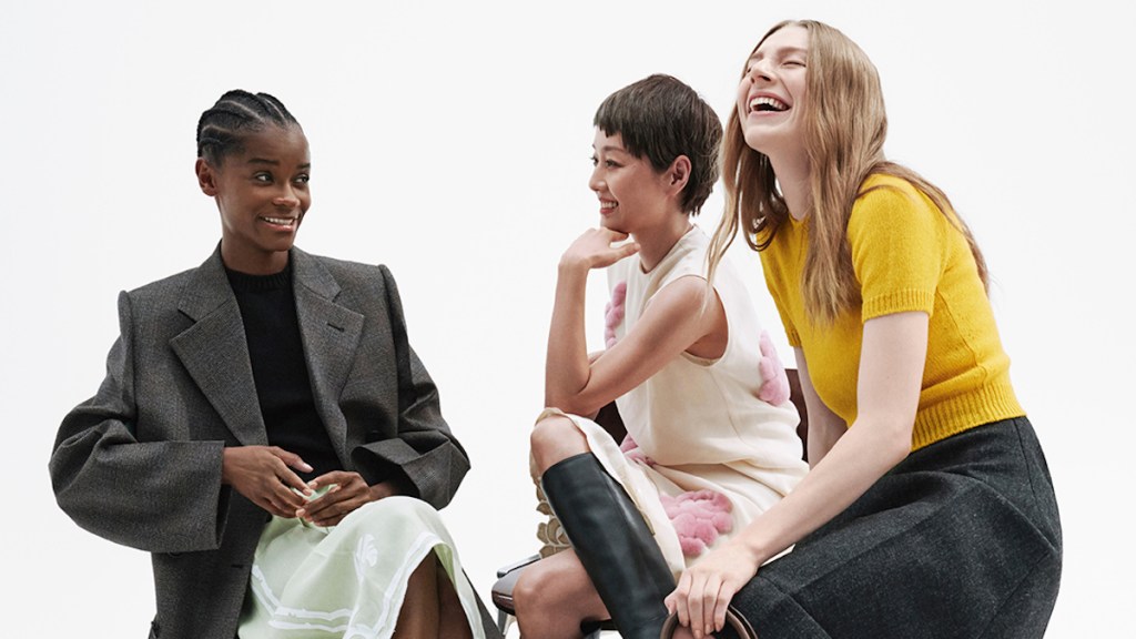 Hunter Schafer, Letitia Wright & Others Engage in Conversation Throughout the ‘Dreadful’ Fall 2024 Prada Campaign Mark Eglon