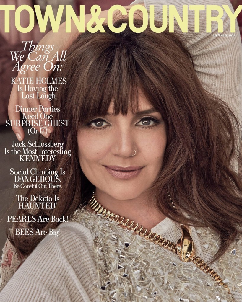 Town & Country September 2024 : Katie Holmes by Ruven Afanador