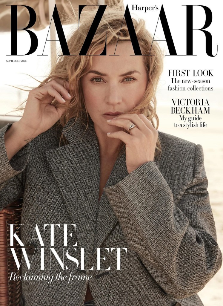 UK Harper’s Bazaar September 2024 : Kate Winslet by Alexi Lubomirski