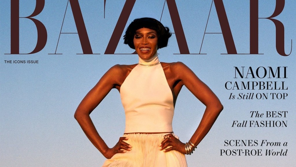 US Harper’s Bazaar September 2024 : Naomi Campbell by Malick Bodian