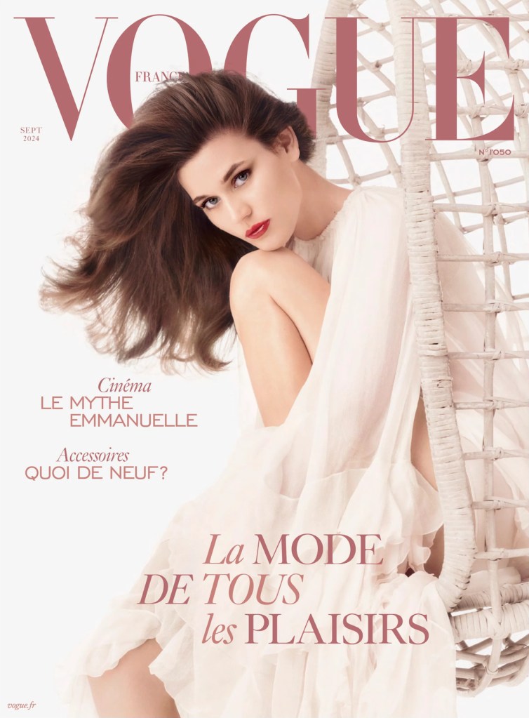 Vogue France September 2024 : Vivienne Rohner by Steven Meisel 