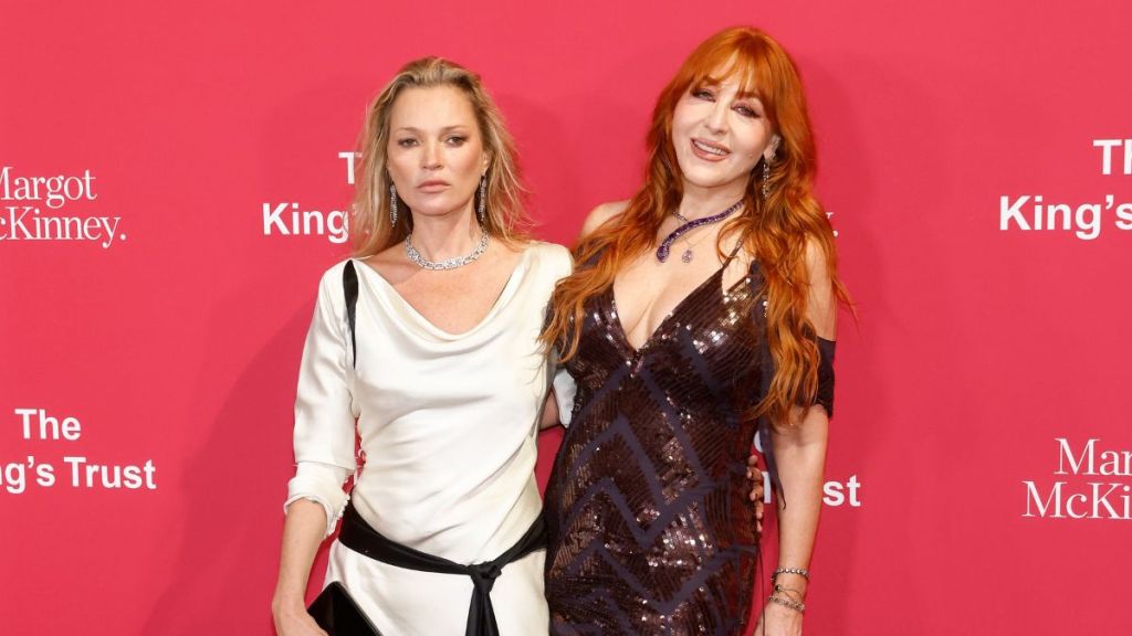 Charlotte Tilbury and Kate Moss attend the 2024 King's Trust Global Gala at Cipriani South Street on May 02, 2024 in New York City.