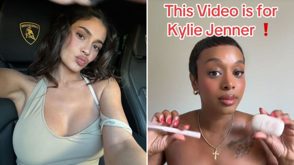 Kylie Jenner Tiktoker review skin tint