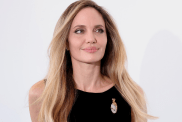 Angelina Jolie at a photocall for "Maria" during the 81st Venice International Film Festival on August 29, 2024, in Venice, Italy