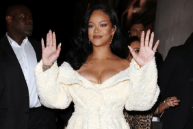 Rihanna is seen at the Launch of Fenty Hair at Selfridges on September 16, 2024 in London, England.