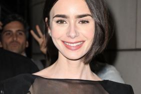 Lily Collins statement bra