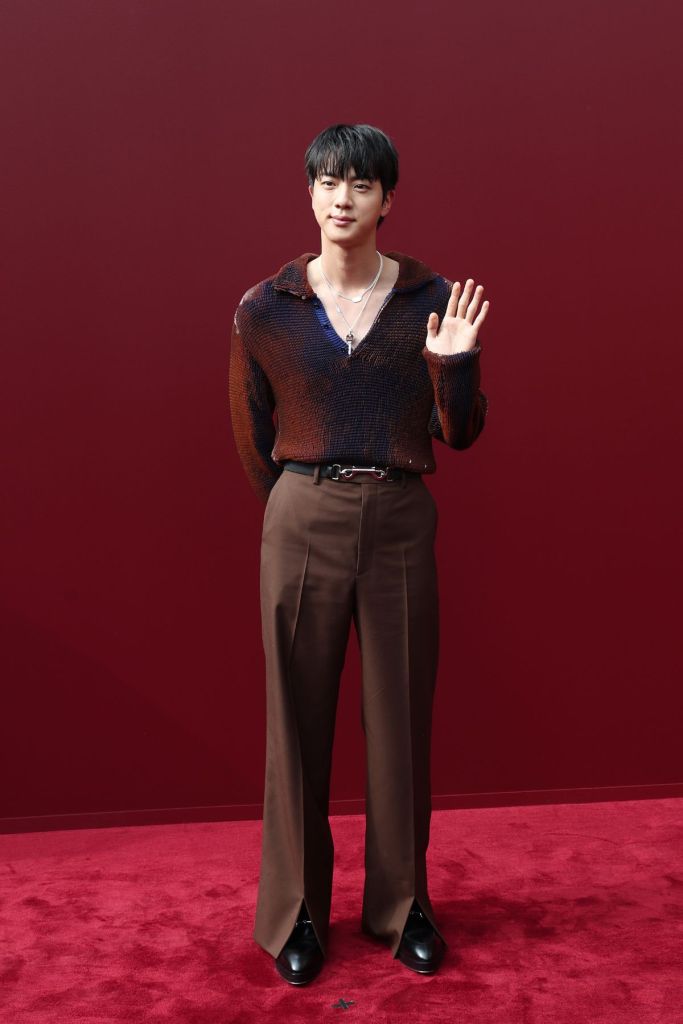 Jin attends the Gucci Women's Spring Summer 2025 Fashion Show