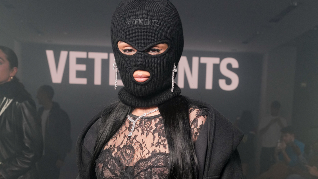 Camila Cabello at Vetements RTW Spring 2025 as part of Paris Ready to Wear Fashion Week on September 27, 2024 in Paris, France.