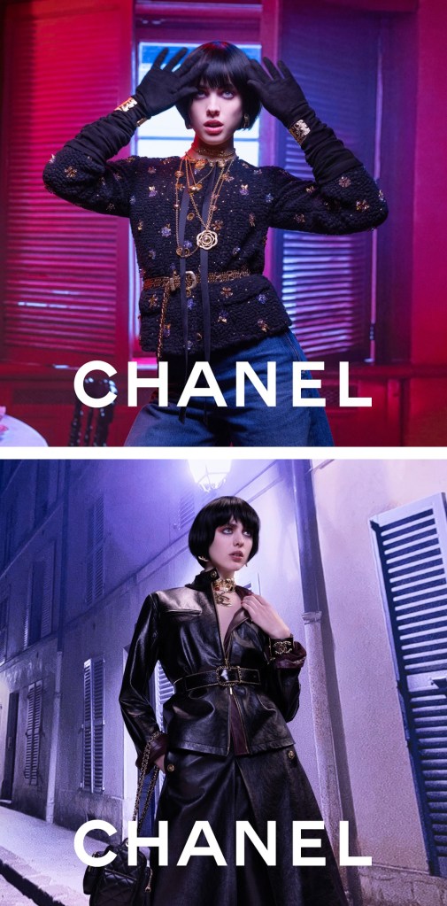 Chanel F/W 2024.25 : Margaret Qualley by Inez van Lamsweerde & Vinoodh Matadin