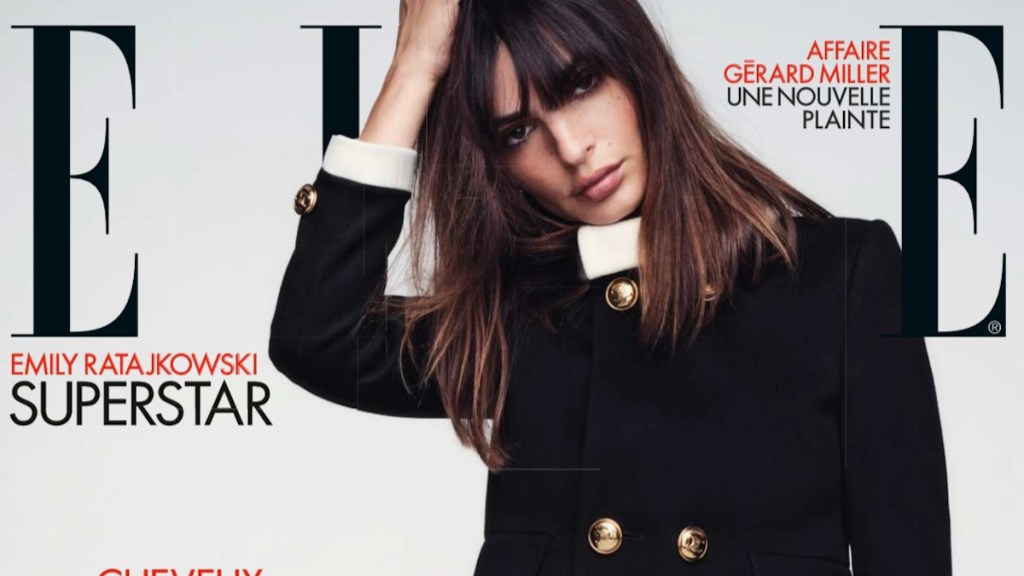 Elle France September 19, 2024 : Emily Ratajkowski by Nathaniel Goldberg