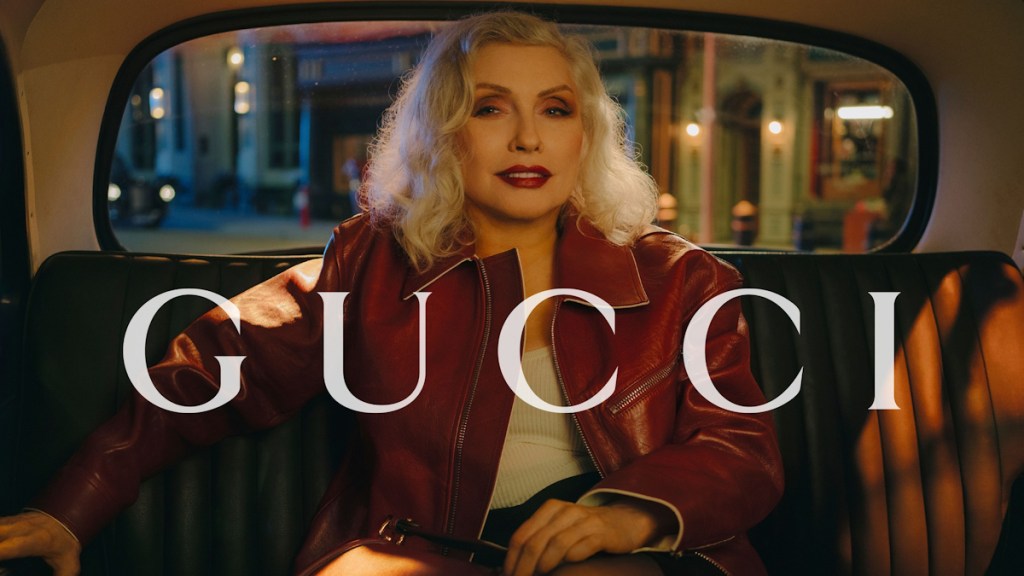 Gucci Cruise 2025 : Debbie Harry by Nan Goldin