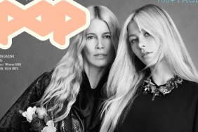 POP #51 F/W 2024.25 : Claudia Schiffer & Clementine Vaughn by Paul Wetherell