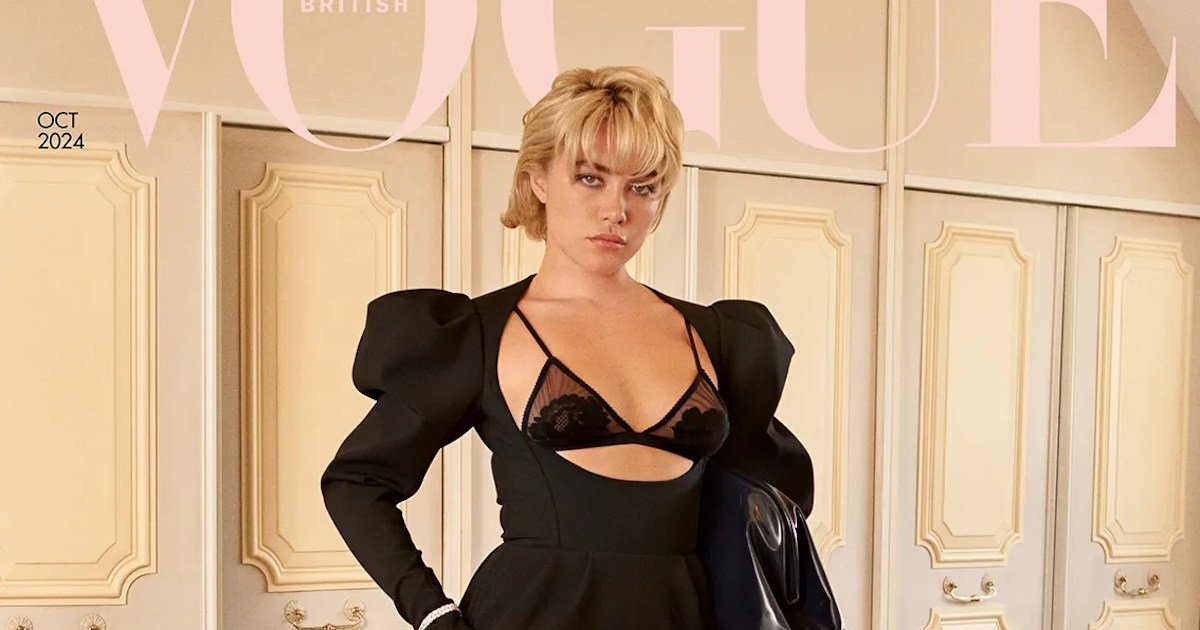 Florence Pugh on the October 2024 Cover of British Vogue Just Set a New Low…