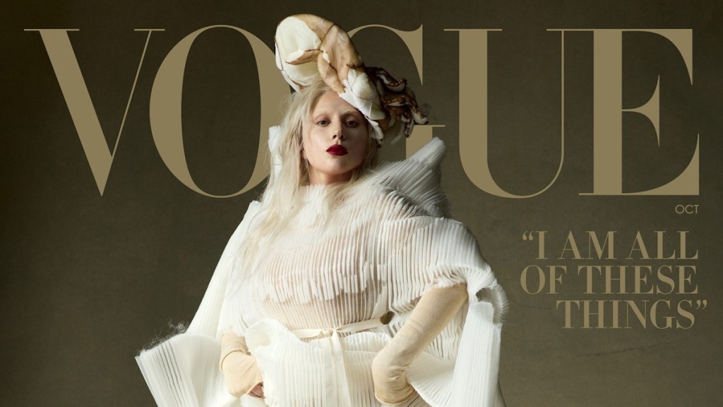 US Vogue October 2024 : Lady Gaga by Ethan James Green