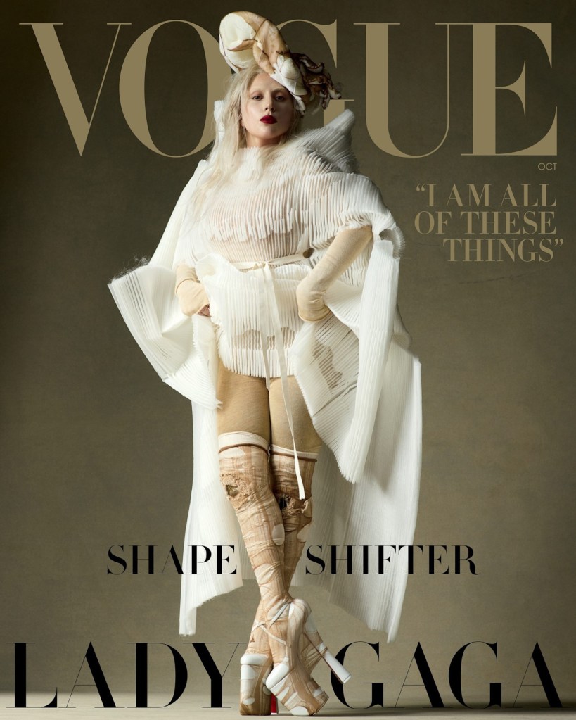 US Vogue October 2024 : Lady Gaga by Ethan James Green