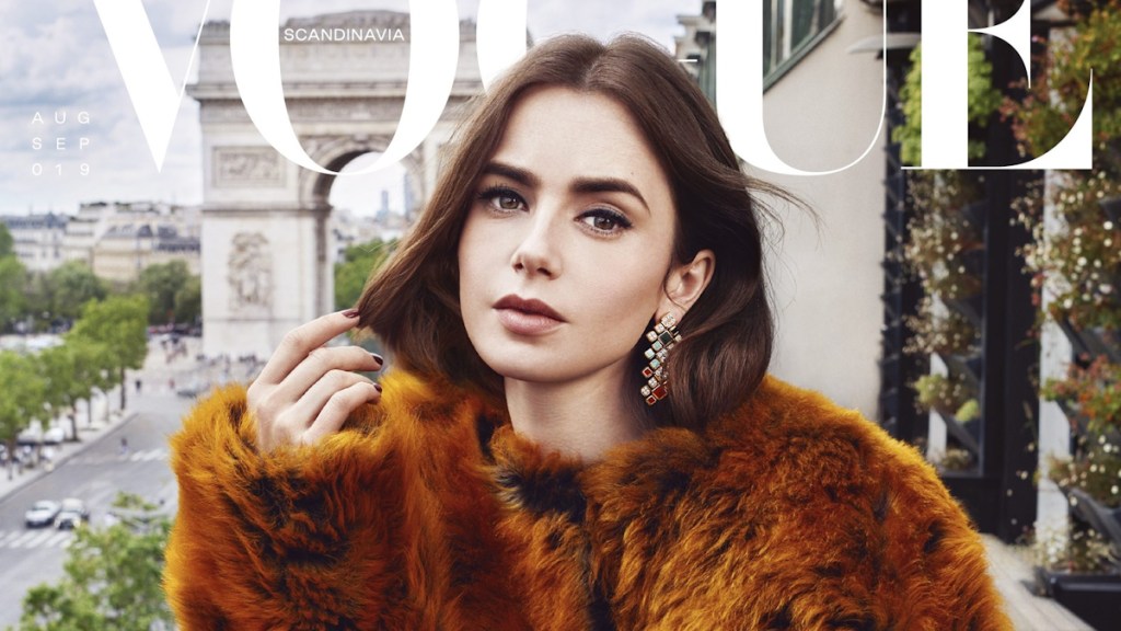 Vogue Scandinavia August/September 2024 : Lily Collins by Desiree Mattsson