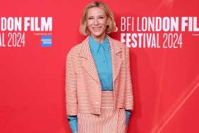 Cate Blanchett candy stripes outfit London film festival