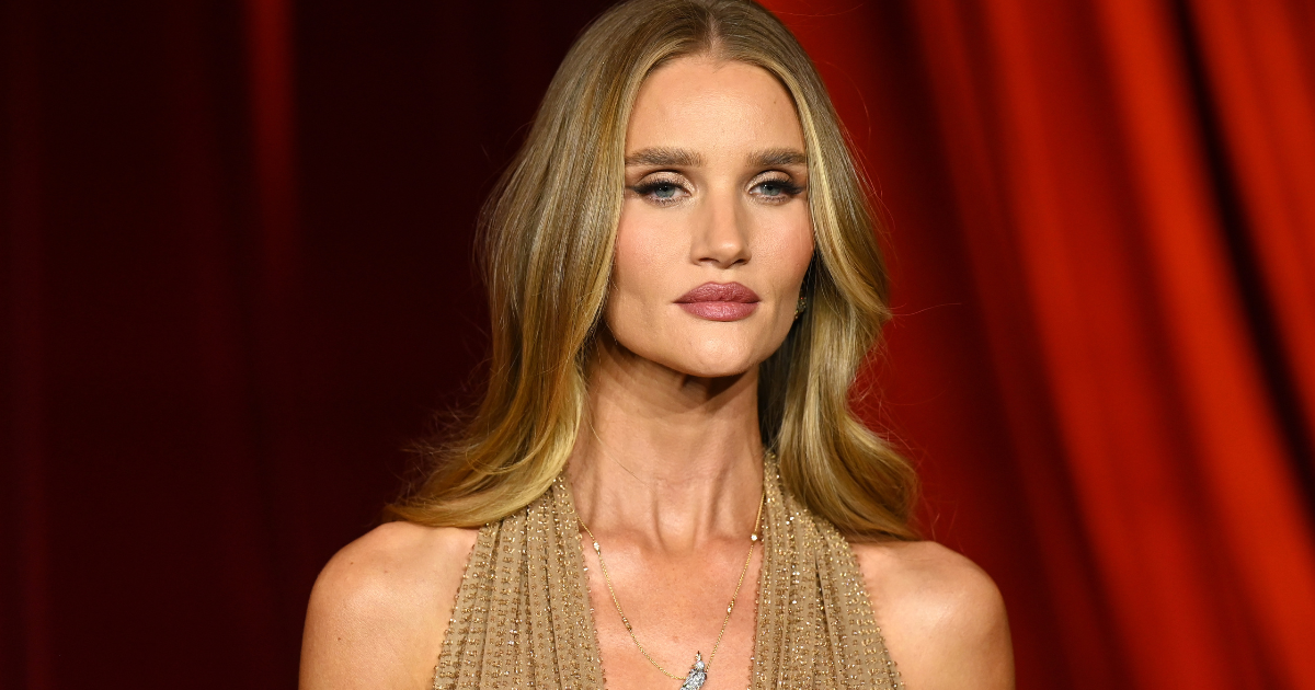 Rosie Huntington-Whiteley Goes Bold in Plunging Gown at Academy Museum Gala