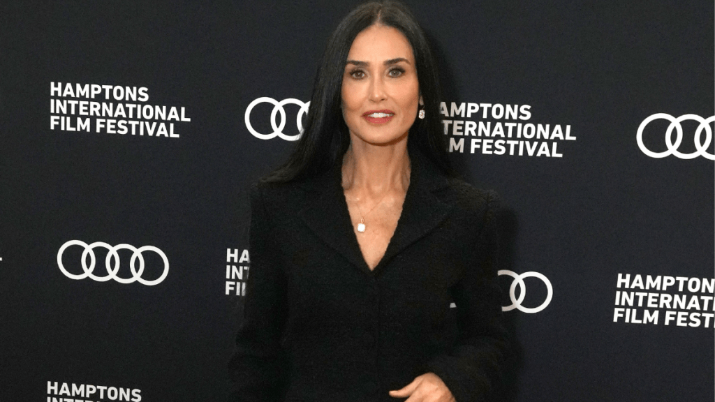 Demi Moore The Substance Hamptons Film Festival fall fashion