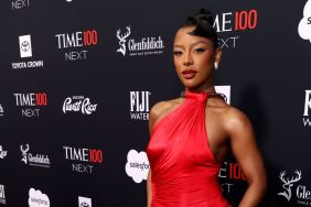 Victoria Monét attends the TIME 100 Next Gala 2024 in Roberto Cavalli at Current at Pier 59 on October 09, 2024 in New York City.