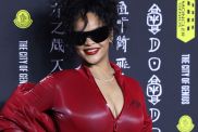 Singer Rihanna attends 'The City of Genius' of Moncler event on October 19, 2024 in Shanghai, China.