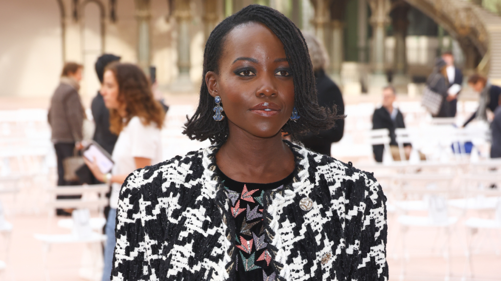 Lupita Nyong'o attends the Chanel Paris Womenswear Spring-Summer 2025 show as part of Paris Fashion Week on October 01, 2024 in Paris, France.