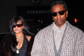 Rihanna and ASAP Rocky are seen on October 4, 2024 in New York City.