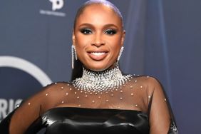 Jennifer Hudson arrives at the American Music Awards 50th Anniversary Special at LA Center Studios in Los Angeles, California.