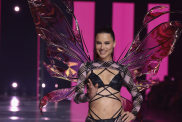 Adriana Lima walks the runway for the Victoria's Secret Fashion Show 2024 on October 15, 2024 in New York City.