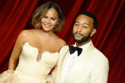 Chrissy Teigen, John Legend at the Fourth Annual Academy Museum Gala held at Academy Museum of Motion Pictures on October 19, 2024 in Los Angeles, California.